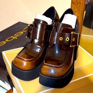 Michael Kors Brown and Black Platform Shoes